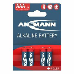 Ansmann Alkaline Battery AAA LR03 4 pcs. paper blister