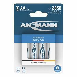Ansmann Digital NiMH Rechargeable battery AA HR6 type 2850 (min. 2650 mAh) 4 pcs. blister packaging