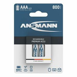 Ansmann NiMH Rechargeable battery AAA HR03 800 mAh maxE 4 pcs