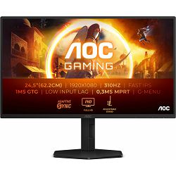 AOC 25G4SXU, 24,5", 2xHDMI, DP, 230Hz, HAS, USB 25G4SXU