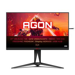 AOC AGON AG275QXN, 27", 2XHDMI, 2xDP, QHD, 165Hz AG275QXN