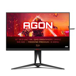 AOC AGON 31,5", AG325QZN, QHD, 2xHDMI, 2xDP, 240Hz AG325QZN