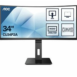 AOC CU34P2A, 34", 2xHDMI, DP, UWQHD, 100Hz CU34P2A