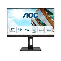 AOC U27P2CA,27",  2xHDMI, DP, USB-C, HAS, zuč. U27P2CA