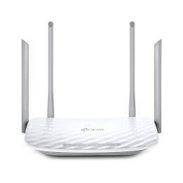TP-Link Archer C50 AC1200 Dual-Band Wi-Fi Router, 802.11ac/a/b/g/n, 867Mbps at 5GHz + 300Mbps at 2.4GHz, 5 10/100M Ports, 4 fixed antennas, WPS, IPv6 Ready, Tether App, 2x2 MU-MIMO, WPA3, Router/AP mo