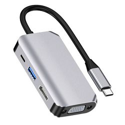 Asonic USB Tip C na HDMI/VGA, USB 3.0, USB Tip C N-UC590