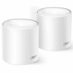 TP-Link AX1500 Deco X10 (2-pack) Mesh Wi-Fi 6 Dual-Band, 300 Mbps/1201 Mbps (2,4GHz/5GHz) 2×Gigabit port, Deco App