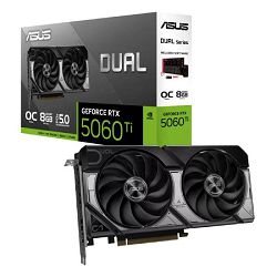 Asus Dual GeForce RTX5060 Ti OC, 8GB GDDR7 90YV0MP2-M0NA00