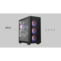 ASUS A21 PLUS TG ARGB BLACK mATX Case A21 PLUS TG ARGB BLACK