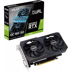 ASUS Dual GeForce RTX 3050 OC Edition DUAL-RTX3050-O8G-V2