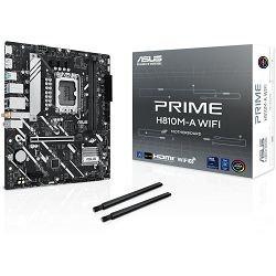 Asus MB Prime H810M-A WIFI, S.1851, 2xDDR5/6400(OC), PCIe 4.0, G-LAN, HDMI/DP, WiFi, mATX