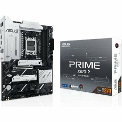 Asus MB Prime X870-P, S.AM5, 4xDDR5/8000(OC), PCIe 5.0, 2.5 G-LAN, USB4, HDMI, ATX