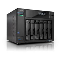ASUSTOR NAS Lockerstor6 Gen2+ 6x 3.5" 4x M.2 cache 2x 10Gbe Celeron QuadCore N5105 2.9GHz 8GB single PSU desktop