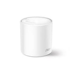 TP-Link Deco X50(1-pack) AX3000 Whole Home Mesh Wi-Fi 6 System, 574 Mbps at 2.4 GHz + 2402 Mbps at 5 GHz, 2× Internal Antennas, 3× Gigabit Ports (WAN/LAN auto-sensing), 2 Streams and HE160 for 5GHz, D