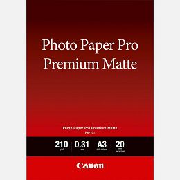 Canon Photo Paper Premium Matte PM101 - A3- 20L 8657B006