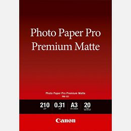 Canon Photo Paper Premium Matte PM101 - A3- 20L 8657B006