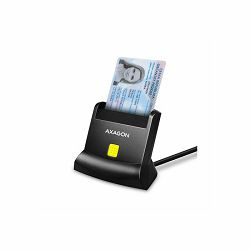 Čitač pametnih kartica i SIM kartica MANHATTAN, uspravni, USB, crni 