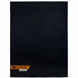 floor mats for gaming chair Size: 100x130cm lower side:antislip basedurable polyester fabricColor: Black  with canyon logo
