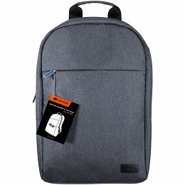 CANYON BP-4, Backpack for 15.6 laptop, material 300D polyeste, Gray, 450*285*85mm,0.5kg,capacity 12L