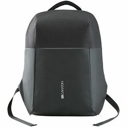CANYON BP-9, Anti-theft backpack for 15.6 laptop, material 900D glued polyester and 600D polyester, black, USB cable length0.6M, 400x210x480mm, 1kg,capacity 20L