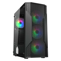 Cougar MX110 RGB PC Case, Mid-Tower Black 