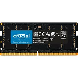 Crucial 32GB DDR5-5600 SODIMM CL46 (16Gbit), EAN: 649528929952