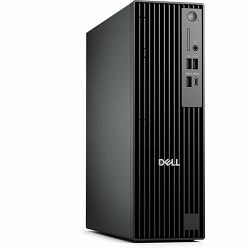 Dell Pro Slim QCS1250, 180W, Intel Core  i3-14100 (4C, 4.7GHz), 16GB DDR5 4800MT/s, M.2 512GB SSD, Integrated Graphics, DP/HDMI/USB-C/USB-A/RJ-45, Speaker, Kyb/Mouse, TPM 2.0, Win11 Pro, PS NBD 3Y