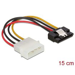 Kabel DELOCK, 4-pin Molex (M) na 15-pin SATA (M), 15cm, naponski, interni 60120