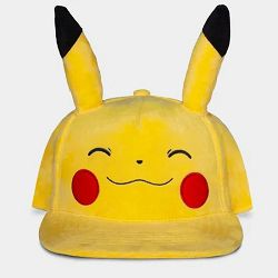 DIFUZED POKEMON - SMILING PIKACHU PLUSH MEN'S SNAPBACK - 8718526207217