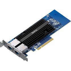 Dual-port 10GbE 10GBASE-T add-in card for Synology systems