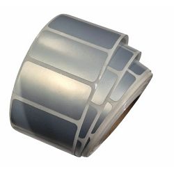 Etikete 40x20 - 1000 kom rola,f40, PET silver 