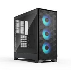 Fractal Pop 2 Air Black TG RGB, crno bez napajanja FD-C-POA2A-03