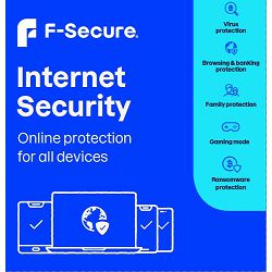 F-Secure IS multi-device el. licenca 1g, 3 uređaja FCFYBR1N003E1