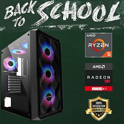 Futura IT Back2School PC (AMD Ryzen 5 5600, 16GB RAM, SSD 500GB, RX 6700XT, 650W, Midi ATX) Poklon 