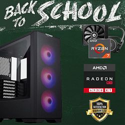 Futura IT Back2School PC (AMD Ryzen 7 5800X, 32GB RAM, SSD 1TB, RX 6950XT, 850W, Midi ATX) Poklon 