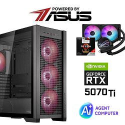 Futura IT PBA PC (AMD Ryzen 7 5800X3D, 32GB RAM, SSD 2TB, Asus Prime RTX 5070Ti, Asus Strix 850W 80+ Platium, ASUS GT302) 