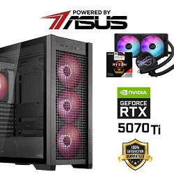 Futura IT PBA PC (AMD Ryzen 7 5800X3D, 32GB RAM, SSD 2TB, RTX 5070Ti, 850W 80+ Gold, ASUS GT302) 