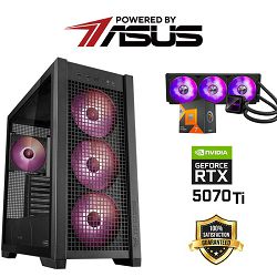 Futura IT PBA PC (AMD Ryzen 7 7800X3D, 32GB RAM, SSD 2TB, Asus StriX RTX 5070Ti, Asus TUF 1000W, Asus GT302 Case)