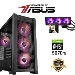 Futura IT PBA PC (AMD Ryzen 7 9800X3D, 32GB RAM, SSD 2TB, Asus TUF RTX 5070Ti, Asus TUF 850W, Asus GT302 Case)