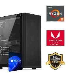 Futura Office&Home PC (AMD Ryzen 5 5600G, 16GB RAM, SSD 1TB, 550W, Midi ATX) WinOS