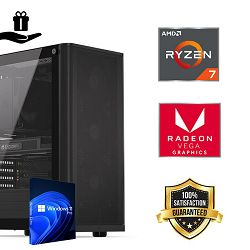 Futura Office&Home PC (AMD Ryzen 7 5700G, 32GB RAM, SSD 1TB, 550W, Midi ATX) WinOS