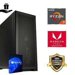 Futura Office&Home PC (AMD Ryzen 7 5700G, 32GB RAM, SSD 1TB, 550W, Midi ATX) WinOS