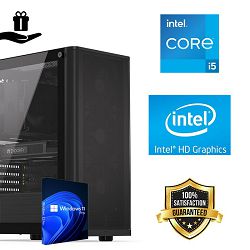 Futura Office&Home PC (Intel i5 14400, 16GB RAM, SSD 1TB, Intel HD, 550W, MiDi ATX) Win-OS
