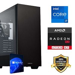 Futura Workstation PC (Intel i7 14700KF, 32GB RAM, SSD+HDD, RX 6750XT, 650W, Midi ATX) Win-OS