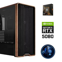 FuturaIT AI Professional PC (AMD Ryzen 9 9900X, 64GB RAM, SSD 4TB, RTX 5080, 1000W, Midi ATX) WinOS
