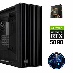 FuturaIT AI Professional PC (AMD Ryzen 9 9950X, 128GB RAM, SSD 6TB, RTX 5090, 1200W, Midi ATX) WinOS