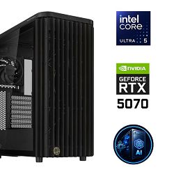 FuturaIT AI Professional PC (Intel i5 245KF, 32GB RAM, SSD 4TB, RTX 5070, 850W, Midi ATX) WinOS
