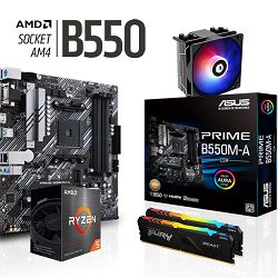 FuturaIT AMD Upgrade KiT (AMD Ryzen 5 5500,  B450M,  16GB RAM, Cooler)