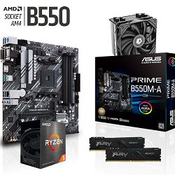 FuturaIT AMD Upgrade KiT (AMD Ryzen 5 5600X,  B550M,  16GB RAM, Cooler)