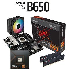 FuturaIT AMD Upgrade Kit (AMD Ryzen 5 7500F, 32GB RAM, B650M, Cooler) 